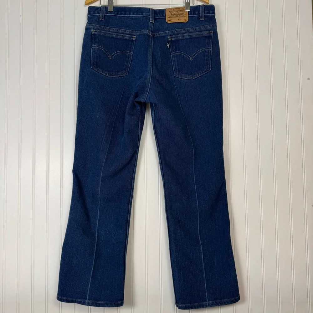 Vintage Levi’s 517‎ Jeans Men’s 40 x 32 Blue Bootcut Black Tab Western Rodeo